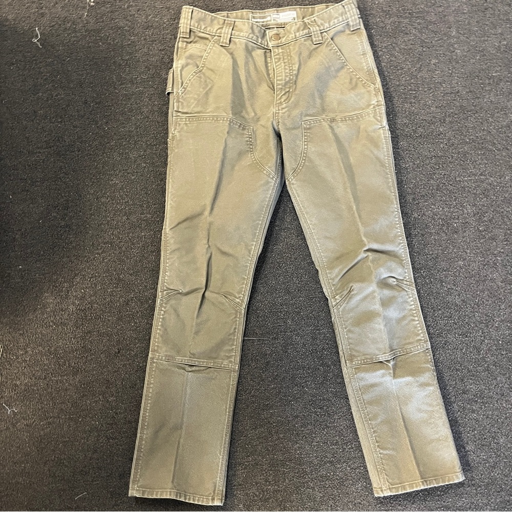 Carhartt 32x32 straight fit rugged flex double front multi pocket work pants